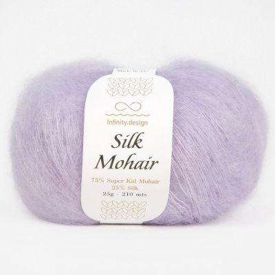 Infinity Design Silk Mohair (5031 лиловый) 75% супер кид мохер, 25% шелк 25 гр/210 м